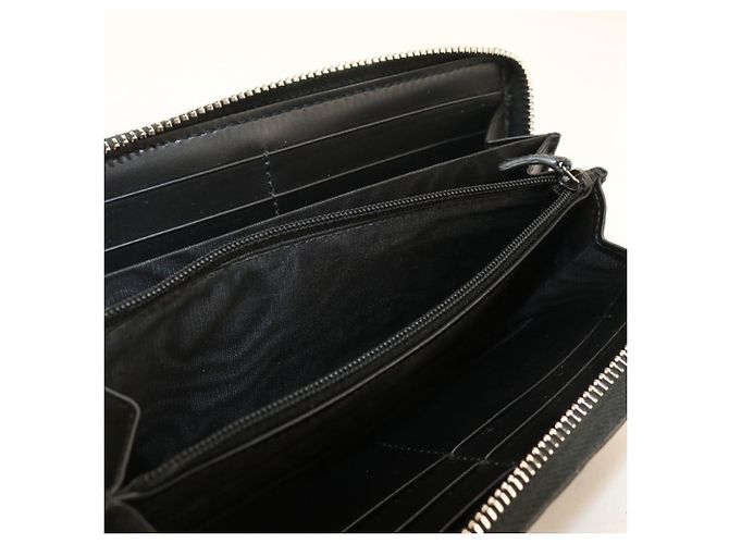 Gucci Black Leather Long Wallet - view 4