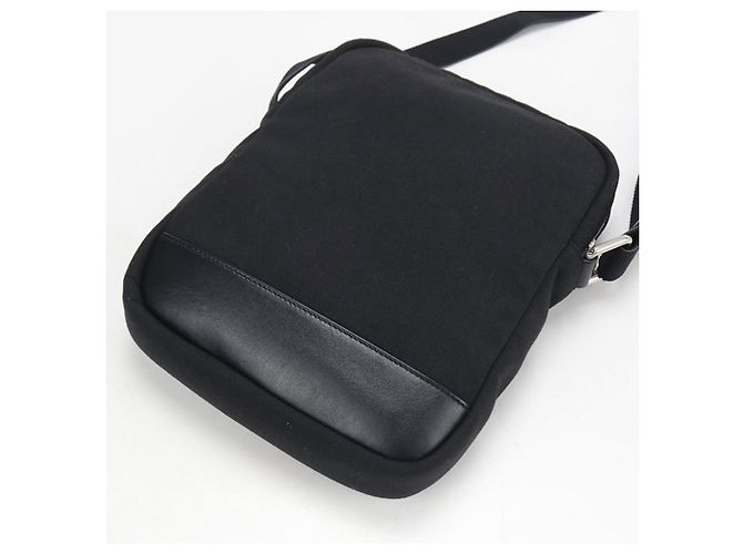 Autre Marque Borsa a tracolla in tela nera Saint Laurent - vista 2