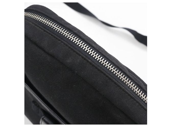 Autre Marque Borsa a tracolla in tela nera Saint Laurent - vista 5