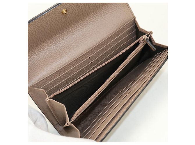 Gucci Bi-fold Long Wallet in Beige - Ansicht 3