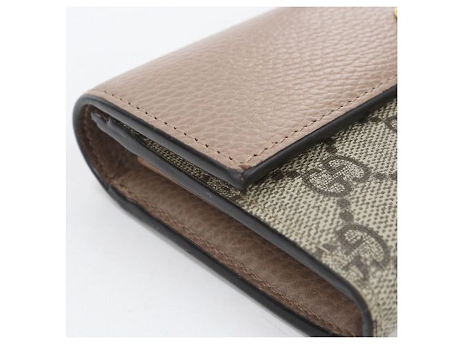 Gucci Bi-fold Long Wallet in Beige - Ansicht 5
