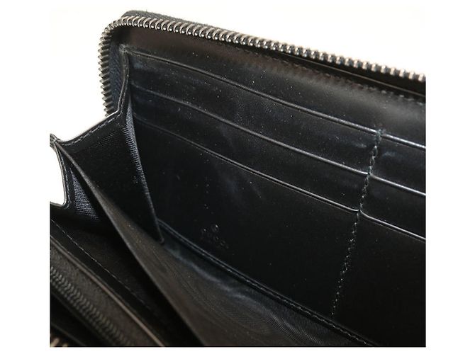 Gucci Long Wallet in Black Leather - view 4
