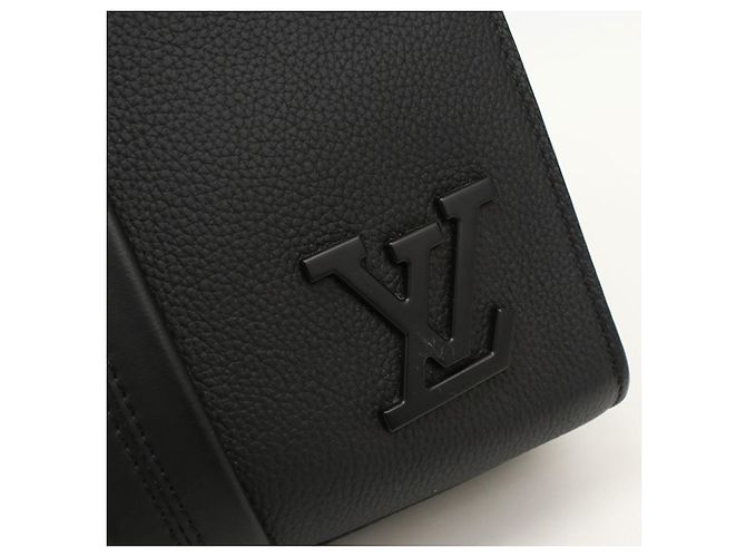 Borsa Tote Louis Vuitton in pelle di vitello nera - vista 5