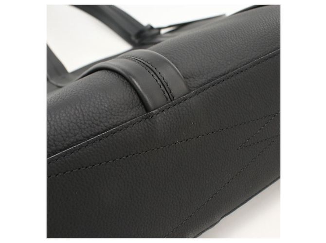 Borsa Tote Louis Vuitton in pelle di vitello nera - vista 7