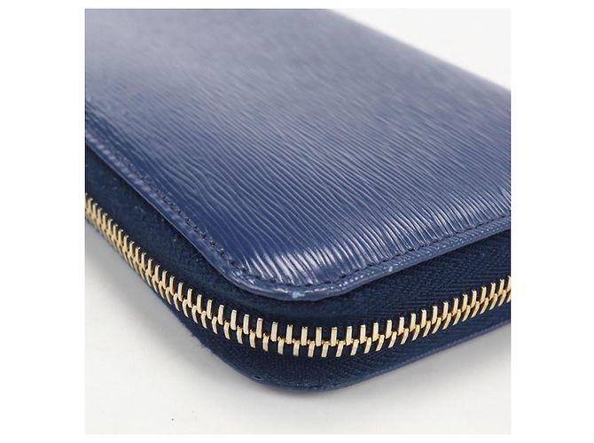 Cartera larga Prada de piel de becerro azul - vista 7