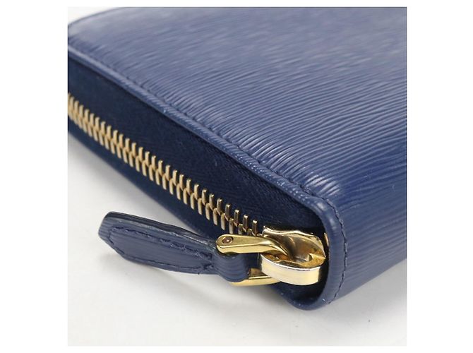 Cartera larga Prada de piel de becerro azul - vista 8