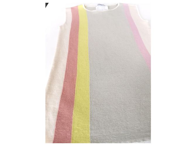 Canotta Chanel in Cashmere e Seta Multicolore - vista 5