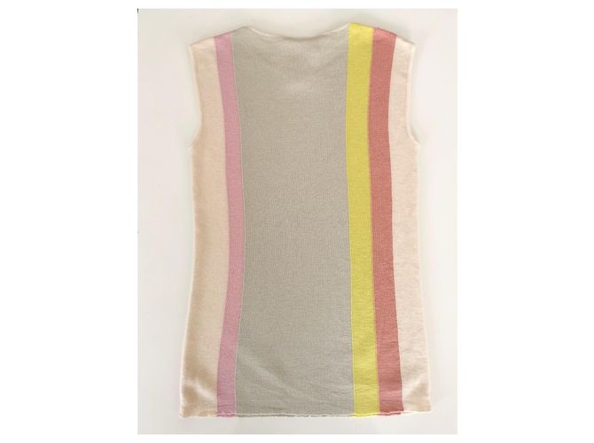 Canotta Chanel in Cashmere e Seta Multicolore - vista 7