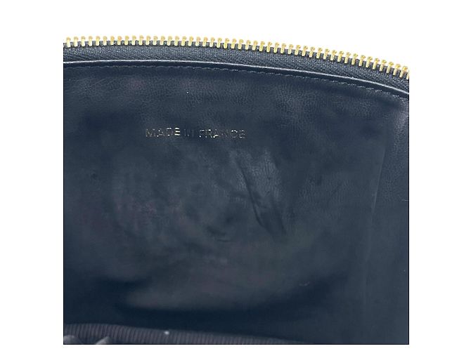 Vanity Neceser Chanel de piel charol negra - vista 7