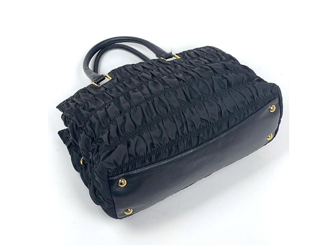 Borsa a mano Prada 2-Way in nylon nera - vista 2
