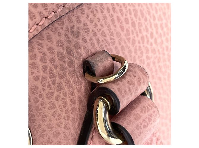 Borsa a mano in pelle Gucci Interlocking G 2-Way - vista 4