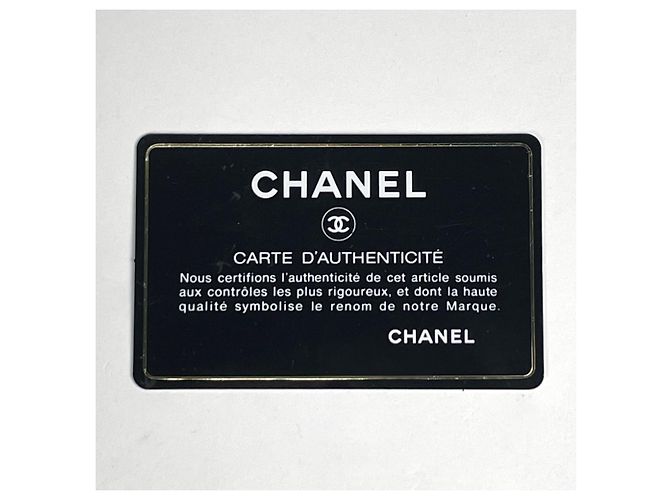 Borsa a mano Chanel nera in pelle e tessuto - vista 8
