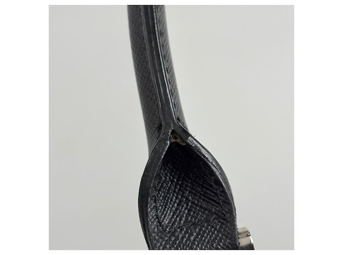 Borsa a mano Burberry in pelle nera - vista 5