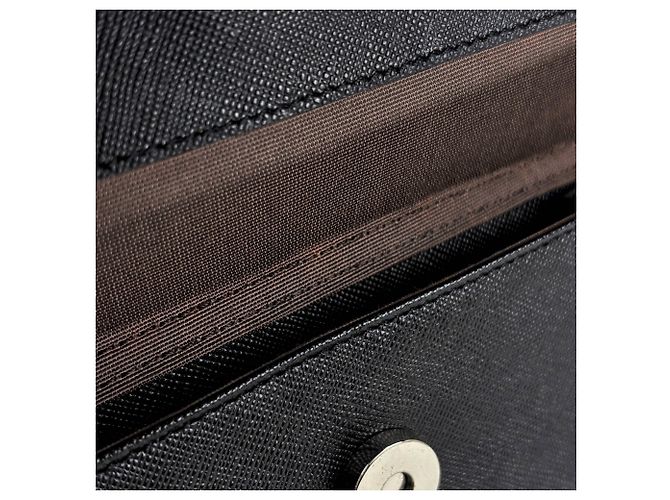Borsa a mano Burberry in pelle nera - vista 7