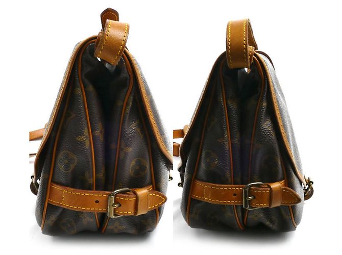 Borsa a tracolla Louis Vuitton Saumur - vista 4