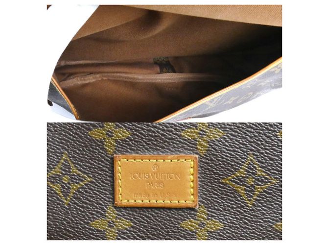 Borsa a tracolla Louis Vuitton Saumur - vista 6