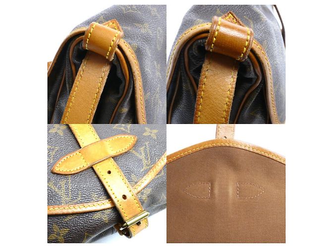 Borsa a tracolla Louis Vuitton Saumur - vista 8