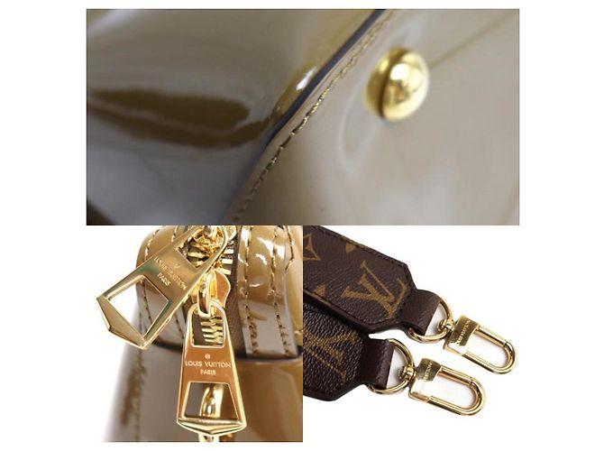 Borsa a tracolla Louis Vuitton Vernis in Vert Bronze - vista 5