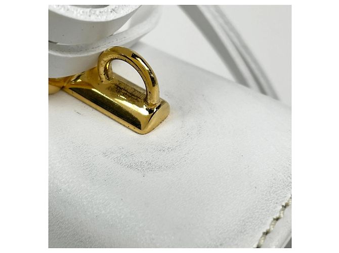 Borsa a mano Gucci in pelle bianca - vista 4