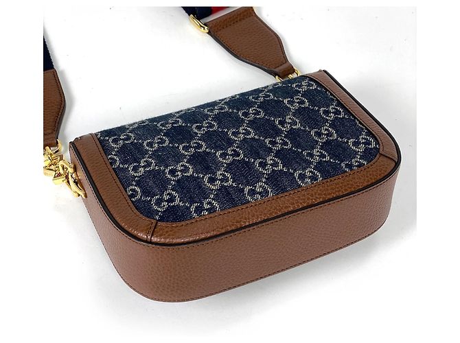 Borsa a tracolla Gucci Horsebit 1955 GG - vista 2