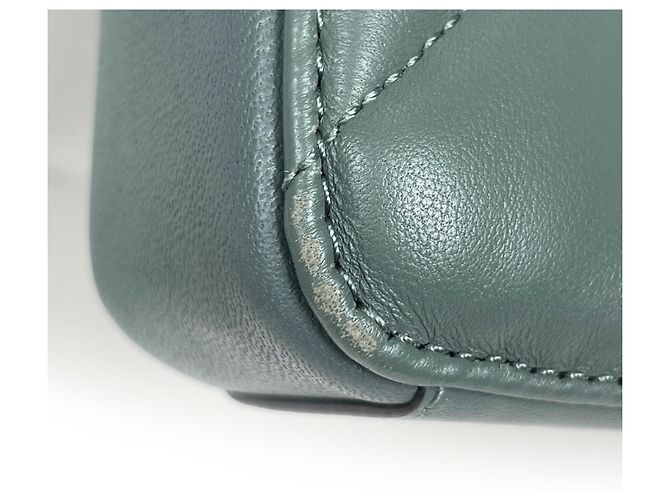 Borsa a tracolla Coach in pelle verde - vista 3