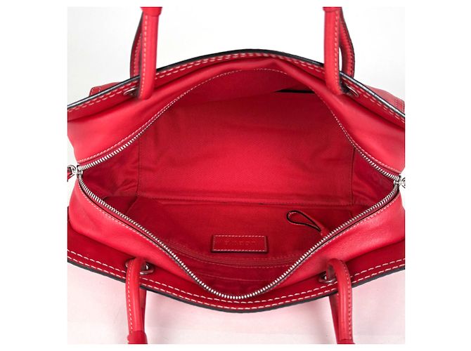 Borsa a tracolla in pelle Anagram Loewe in Red - vista 8