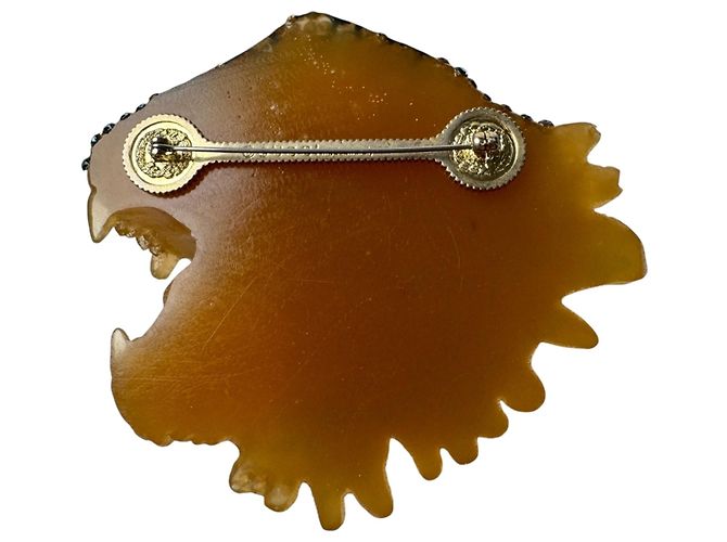 Broche Gucci Raja Tête de Tigre avec strass - vue 6