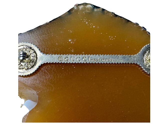 Broche Gucci Raja Tête de Tigre avec strass - vue 8