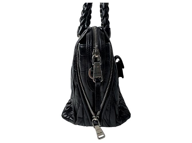 Borsa Miu Miu Matelassé Shine Leather - vista 5