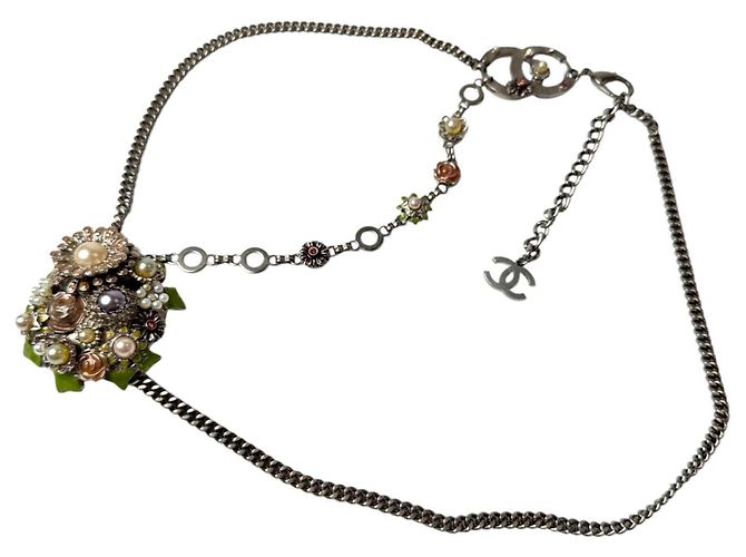 Cintura Collana a Catena Floreale Chanel CHANEL 05P - vista 10