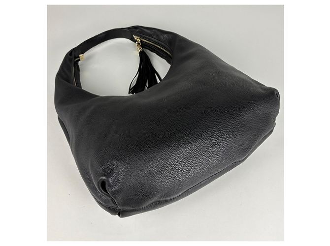 Borsa a tracolla in pelle con frange Gucci Soho - vista 2