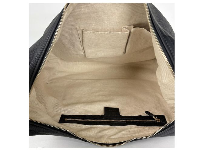 Borsa a tracolla in pelle con frange Gucci Soho - vista 8