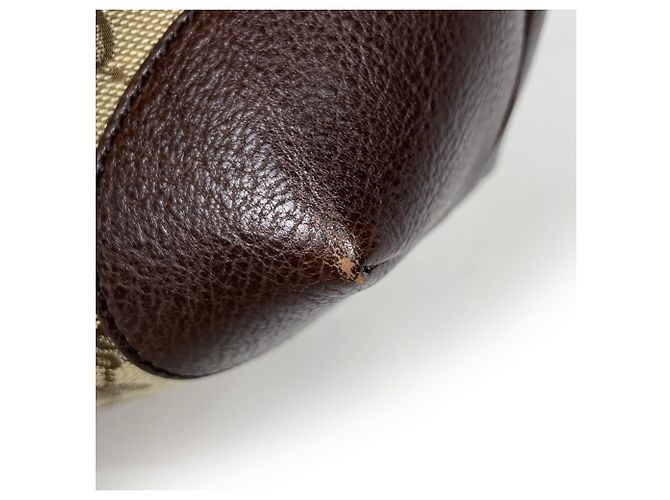 Borsa Tote Gucci GG Canvas Brown - vista 3