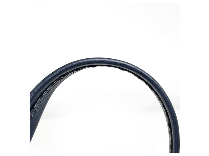Borsa a mano Coach in pelle blu navy - vista 6