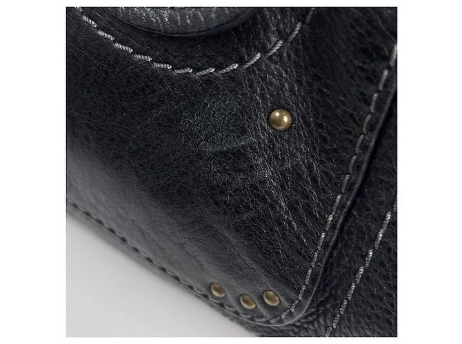 Borsa a mano Chloé Paddington in pelle nera - vista 5