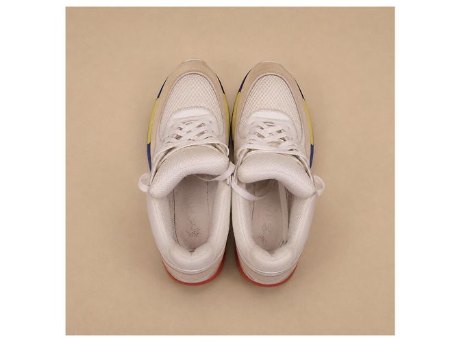 Sneakers Chanel in pelle e camoscio multicolore - vista 9