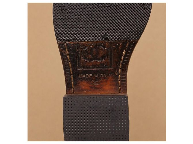Chanel Sport Collection Botas de gamuza azul oscuro - vista 12