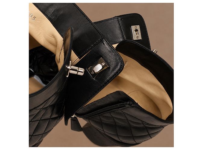 Botines Chanel Multi CC Cuero Acolchado - vista 13