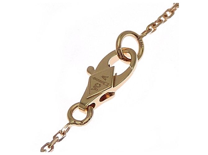 Collana Van Cleef & Arpels in oro rosa 18K e corniola - vista 4