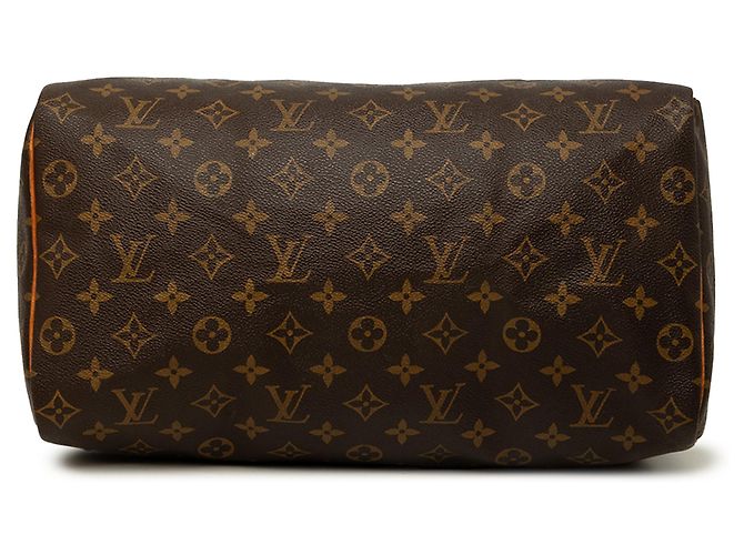 Louis Vuitton Brown Monogram Speedy 35 - vista 3