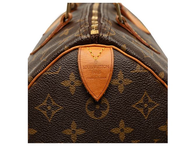 Louis Vuitton Brown Monogram Speedy 35 - vista 5