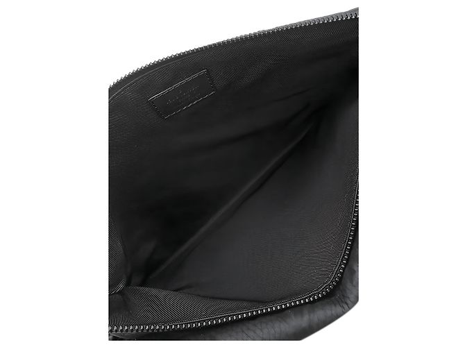 Louis Vuitton Black Monogram Shadow S Lock Pochette - vista 4