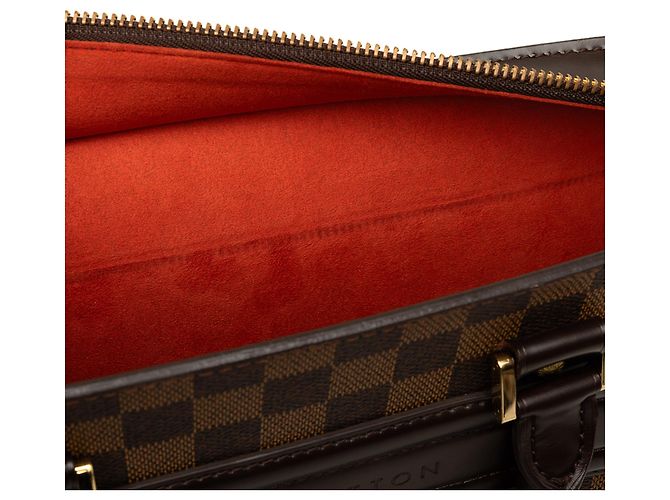 Louis Vuitton Brown Damier Ebene Venice Sac Plat GM - vista 5