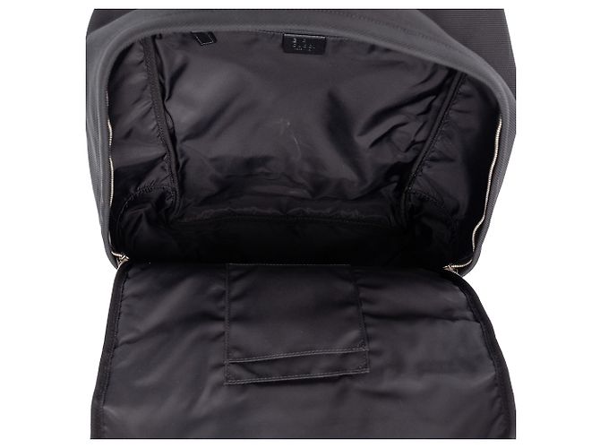 Gucci Black Techno Canvas Web Backpack - view 4