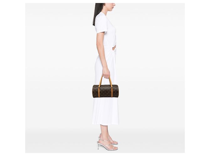 Louis Vuitton Brown Monogram Papillon 30 - vista 6
