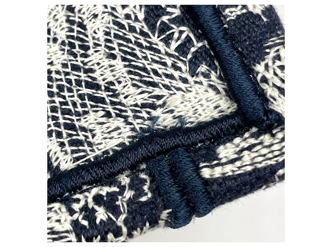 Christian Dior Navy Canvas Tote Bag - Ansicht 4