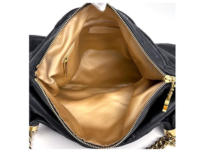 Borsa Tote Chanel in pelle nera - vista 10