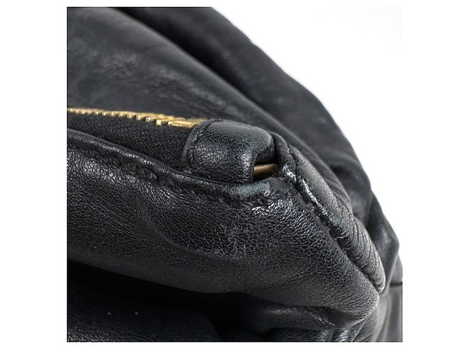 Borsa Tote Chanel in pelle nera - vista 6