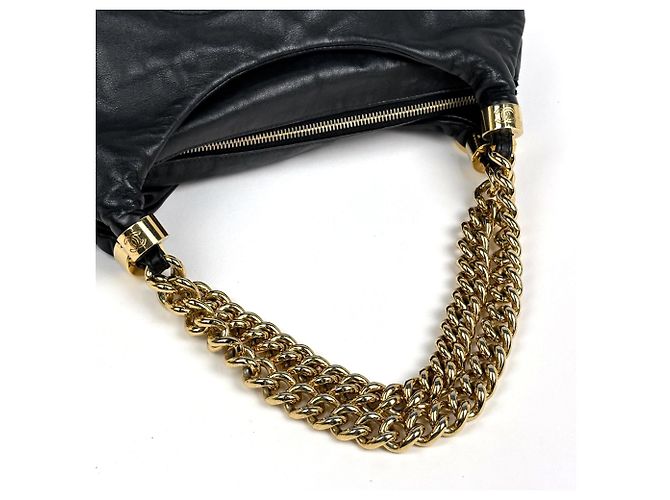 Borsa Tote Chanel in pelle nera - vista 8