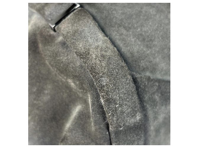 Céline Borsa a tracolla Celine in camoscio grigio - vista 3